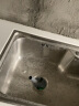 箭牌（ARROW） 304不锈钢厨房水槽单槽洗菜盆 厨房洗手盆洗菜池水槽裸槽 拉丝单槽(裸槽销售)650*430*215 实拍图