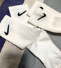 耐克（NIKE）男袜女袜 25新款训练透气短中长袜快干休闲跑步健身运动nike袜子 SX7678-010/三双装/短袜 L/26-28厘米/42-46码 实拍图