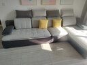 贵妃布艺沙发客厅套装茶几电视柜北欧现代简约家具大小户型组合沙发 【纳米科技布】深空灰 3.22m 豪华版乳胶+弹簧:双单贵 实拍图