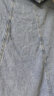 百图betu女装2024夏季新款半身裙法式高腰鱼尾裙型牛仔半裙女2404T71 浅兰 L（浅兰预售06/19发货） 晒单实拍图