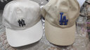 MLB旗舰官方男女帽子运动休闲鸭舌帽情侣遮阳帽软顶棒球帽新年礼物 纽约洋基队/象牙色/77 均码 F 实拍图