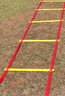 足球训练软绳跳格软梯敏捷梯步伐速度梯跳格梯梯体育篮球运动器材 10米20节（黑绳黄梯） 实拍图