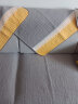 百熙尼 北欧简约沙发垫四季通用纯棉布艺时尚防滑坐垫现代客厅沙发垫子 彩拼灰黄（新疆棉） 70*150cm 实拍图