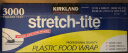 Kirkland保鲜膜大卷 美国进口柯克兰一次性保鲜膜stretch-tite自带切割器 3000英尺914米*30.48cm宽 实拍图