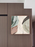 墨派（Mopai）餐厅装饰画手绘油画美式花卉高端客厅肌理挂画正方形壁画免打孔 多巴胺 60*60cm手绘油画 实拍图