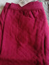 AB内衣保暖裤秋冬男女裤夹棉三层保暖中老年单件棉毛秋裤 基础款女士-枣红 2XL 【0°-10°】 实拍图