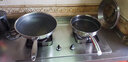 康巴赫（KBH）三代煎锅316L不锈钢平底锅不粘锅煎盘牛扒盘26cm电磁炉燃气通用锅 配不锈钢铲 实拍图