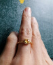 中国黄金（CHINA GOLD）银戒指小方糖戒指女小众设计高级感可调节指环 小方糖戒指 晒单实拍图