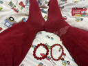 ubras有钱花半边绒情侣家居服套装男女同款睡衣秋冬本命年送礼丝绒红XL 实拍图