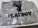 花花公子（PLAYBOY）夹克男士工装春季外套男2025年新款干部休闲上衣服男装 2086灰色四季款 2XL 实拍图