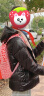 PUMA彪马官方年新款双肩背包书包儿童学生男女童春游包出游078237 牡丹红-动物印花 晒单实拍图