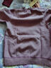 俞兆林妈妈装秋冬装保暖内衣加绒加厚套装女奶奶装秋衣老太太老年人衣服 浅紫色 2XL (参考110-125斤) 实拍图