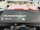 雷神（ThundeRobot）KG3089北冥 有线游戏键盘 机械键盘 电竞89键全键无冲键线分离 PBT双色键帽 茶轴 实拍图