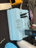 多功能无线充电插座 智能无线充电器USB插排插线板带Type-C充电插板带线家用立式办公雅桌面拖线板 840款 带无线充 蓝色 1.8米 实拍图