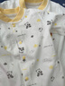 棉芹婴儿衣服新生儿连体衣春秋纯棉内衣初生0-3个月哈衣爬服宝宝衣服 黄小熊2件装-四季 66cm (建议1-3个月) 实拍图