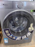 美菱(MELING)10公斤滚筒洗衣机 一级能效全自动纤薄箱体自由嵌入 除螨洗节能省电 G100M14559BCX 实拍图
