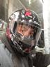 LS2摩托车头盔男女全盔四季赛车防雾3C跑盔卡丁车四季安全帽FF358 本田红狼图腾(赠防雾贴+头套) XL(建议57-58头围） 实拍图
