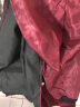 西蒂兰加绒罩衣女长袖围裙冬季厨房家用防水防油加厚保暖反穿衣工作服男 酒红色暗花款 XL【推荐110-140斤】 实拍图