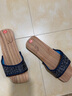 新款 木屐 男女款 木拖鞋夏季 居家浴室干爽平底凉拖鞋 蓝色男款 41 实拍图