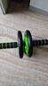 杜威克健腹轮静音腹肌轮滚轮跪垫健身器材家用 双轮绿色【增加厚跪垫】 实拍图
