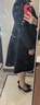 PORTS宝姿秋冬新品女装优雅气质长袖中长款大衣SM9C002ZWF024 晚安蓝 S (4) 实拍图