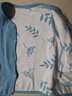 舒贝怡婴儿衣服马甲春秋款两面穿儿童背心男女宝宝马夹坎肩上衣蓝  100 实拍图