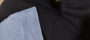 雅鹿短袖衬衫男商务休闲工装衬衣吸汗透气男士衬衫 淡蓝斜纹1201 43  晒单实拍图