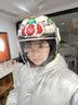 法赛德（FASEED）法赛德摩托车头盔踏板男女士双镜片四季半盔特大码729安全帽 醒狮/吉祥，送【蚁人手套+头套】 M(54-56)头围 实拍图