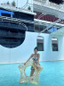 南极人（Nanjiren）连体温泉泳衣女显瘦水墨画三亚度假风保守少女绑带挂脖遮肚游泳衣 晒单实拍图