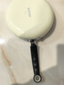苏泊尔（SUPOR）厨房平底锅不粘锅厨房家用煎锅小蛋饺锅千层饼蛋糕皮煎饼燃气专用 PJ18Q1 淡黄色 18cm 实拍图
