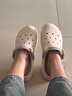 斯凯奇（Skechers）女鞋洞洞鞋凉鞋增高厚底耐磨沙滩拖鞋小怪兽包头洞洞鞋111581 白色/多彩色/WMLT 40 实拍图