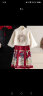 奥蒙威汉服女童春秋马面裙套装儿童古装宝宝中国风唐装 YR-MHM01 红色（上衣+裙子） 140cm 晒单实拍图