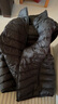 鸭鸭冬装羽绒马甲男轻薄款修身短款保暖运动冬季防寒外套KX 黑色 L /175 实拍图