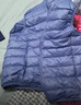 鸭鸭冬季新款羽绒服女休闲羽绒马夹时尚坎肩立领马甲背心KXM 雾霾蓝色 XL 实拍图