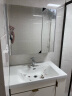 恒洁（HEGII）浴室柜 奶油风洗脸盆美妆柜组合陶瓷一体盆BC6188-080(智能)(S) 晒单实拍图