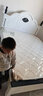 本色熊 儿童床 实木床男孩女孩公主床美式地中海小学生青少年小孩单人床 实木单床（字母款）40CM高+10cm床垫（6D提 1.35米*1.9米 实拍图
