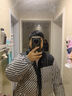 巴拉巴拉儿童羽绒服男童外套冬装宝宝童装加厚保暖亲子装 白黑色调-防水防油-番鸭绒 175cm 实拍图