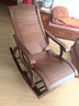 惞起实木摇椅懒人休闲摇摇椅逍遥椅成人午睡椅躺家用阳台老人椅 加大款胡桃色送坐垫 实拍图