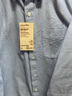 MUJI MUJI 男式 水洗 牛津 纽扣领衬衫 ACA01C1A 长袖休闲百搭衬衫 萨克森蓝 XS 实拍图