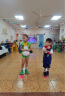 嗳京依（AIJINGYI）儿童篮球服套装短袖表演服运动球衣速干 艾弗森3号蓝短袖套装 S(120-130CM,20-23KG) 晒单实拍图