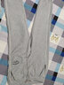 唐狮休闲裤男秋季新款衣多穿学院风运动条纹字母长裤束脚裤子男士 浅麻灰/无绒款 XL 实拍图