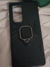 罗科 适用oppo reno5手机壳全包reno5pro/pro+硅胶男款5k磁吸指环磨砂防摔保护套 Reno5 Pro+ 指环铠甲壳【炫酷黑】+水凝膜 实拍图