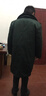 盾郎保安大衣男加厚防寒服长款棉袄小区物业工作服户外冬季保暖棉服女 墨绿大衣（内胆可拆卸） XL码/175 实拍图