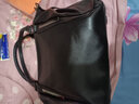 北狐女式手提包真皮女包时尚头层牛皮单肩斜挎包女中年妈妈大气软皮包 黑色 实拍图