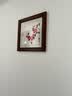 六画事事如意国画斗方餐厅画齐白石客厅装饰画办公室书房挂画玄关墙画 事事如意2 40*40cm宣纸+红褐色实木框 实拍图