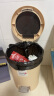 五月花垃圾桶脚踏手按多种开盖客厅办公室厨房卫生间纸篓家用清洁桶12L 实拍图