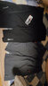 啄木鸟两件装运动短裤男夏季五分裤子男爸爸休闲短裤宽松大码沙滩中裤 108黑色+108灰色（两件装） 7XL 实拍图