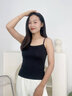 浪莎吊带小背心女士春季夏季薄款辣妹性感无痕无袖针织打底衫内搭白色 【白色+黑色】·纯色2件装 均码 (高弹力 70-140斤均可穿) 实拍图