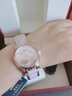 卡罗莱女士手表全自动机械表品牌名表十大轻奢小众高级感情侣礼物送女友 间金粉面陶瓷 实拍图