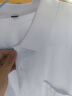 唐号（tanghao）白色长袖衬衫男学院风宽松dk领带衬衣潮流韩版班服毕业衣服衬衫男 白色衬衫+领带 2XL 实拍图
